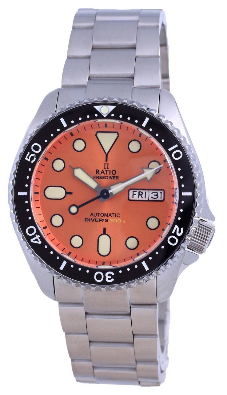 Ratio FreeDiver Professional 500M Sapphire Automatic 32BJ202A-ORG Men's  Watch - CityWatches IN