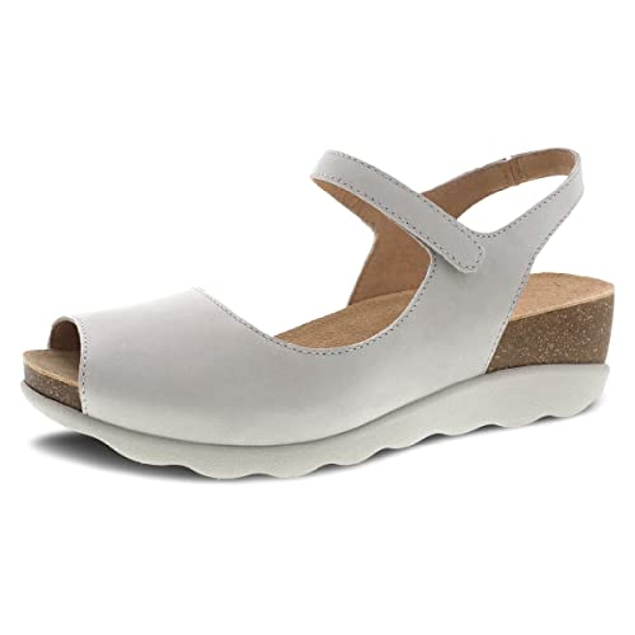 PRADA Soft Padded Nappa Leather Thong Wedge Sandals