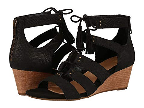 black ugg wedge sandals