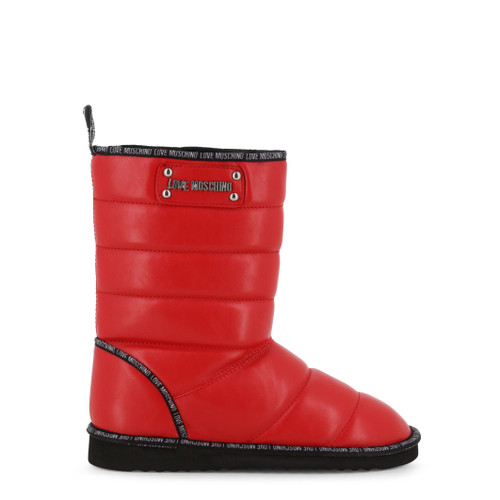moschino red boots