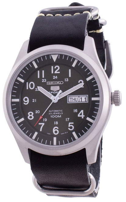 Seiko 5 Sports Military Automatic SNZG09K1-var-LS19 100M Men's Watch |  Lahdee