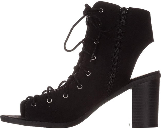 American Rag Savanah Women Block Heel Sandals , Black (15618685-P), US 6.5