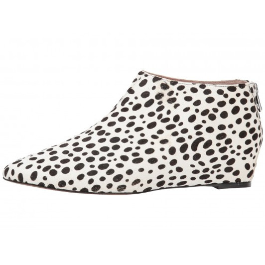 Avec Les Filles Beatrice Women flat ankle bootie boots, Leopard (Avecles-P)