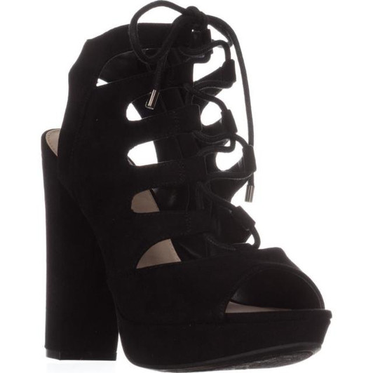 Bar III Nelly Women Platform Heels , Black (15704678-P)