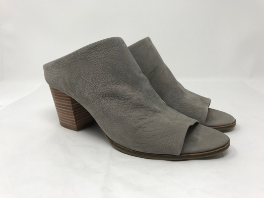 Call It Spring Organza Women Block Heel Sandals , Grey (15465178-P)