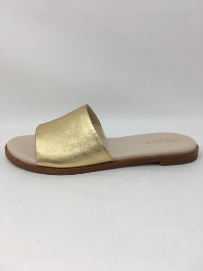Cole Haan Fenley Women Strappy Sandals , Gold (11741095-P)