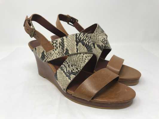 Cole Haan Penelope Women Wedge Sandals , Tan (18193313-P)