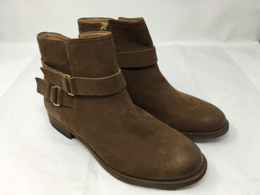 Franco Sarto Harwick Women Biker Ankle Boots , Brown (13779115-P)