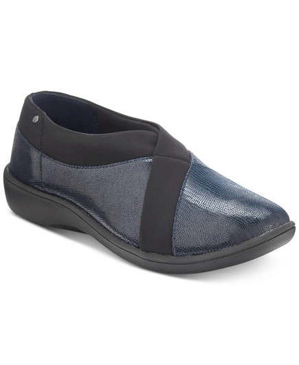 Giani Bernini Parisaa Women Slip On Flats , Blue (17022596-P)
