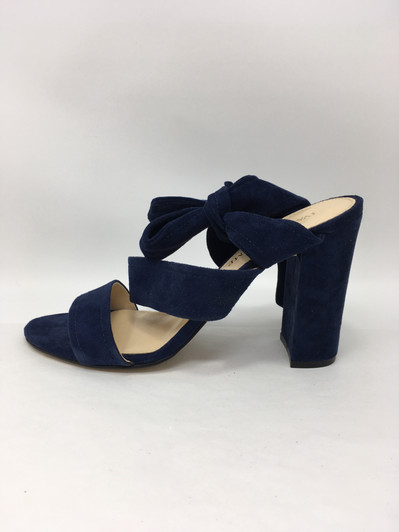 Ivanka Trump Kiffie Women Block Heel Sandals , Blue (11063708-P)