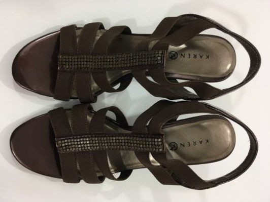 Karen Scott Estevee Women Sandal , Brown (10072402-P)