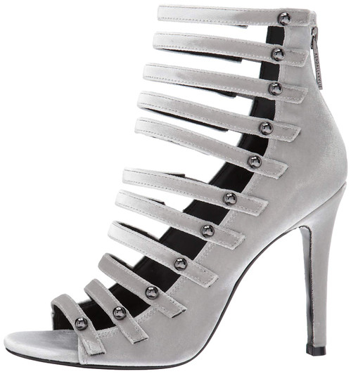 Kendall + Kylie Giaa2 Women Open Toe Heels , Silver (14177543-P)