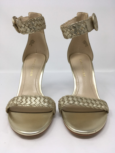 Marc Fisher Braelin Women Ankle-Strap Pumps , Gold (16519182-P)