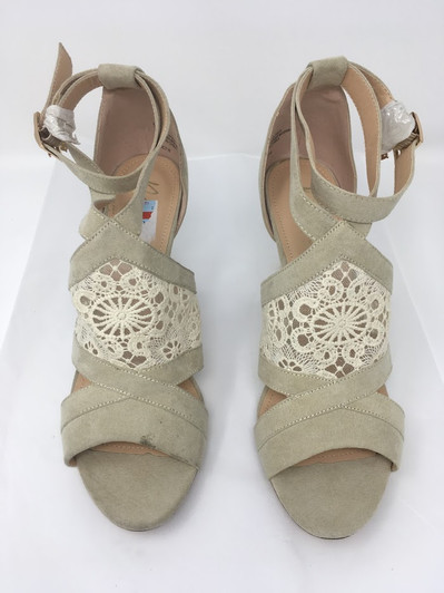 Nanette Lepore Bliss Women Dress Heels , Grey (12161997-P)