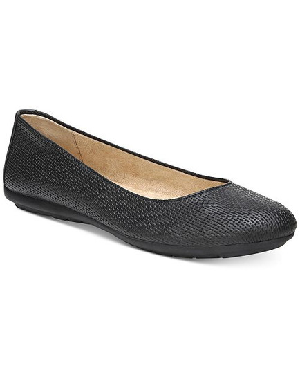 Naturalizer Una Women Ballet Flats , Black (17734303-P)