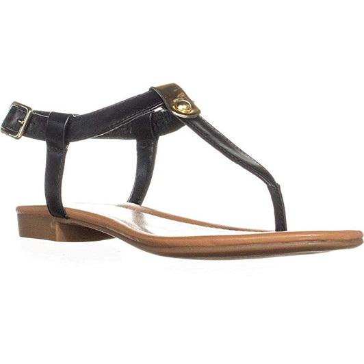 Style & Co Baileyy Women Thong Sandals , Black (11416358-P)