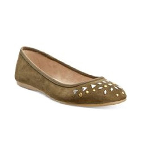 Style & Co. Aleea Women Embellished Flat , Green (7R-0ABT-BTDA-P)