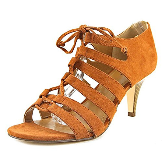 Style & Co. Hannde Women Strappy Sandal (9.5M, Chestnut)(10862399-P)