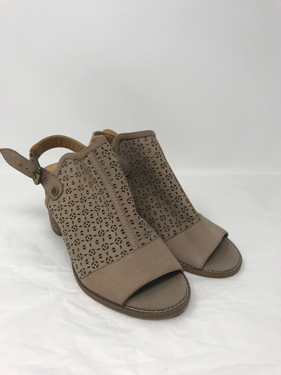 Tommy Hilfiger True Women Block Heeled Sandals , Taupe (11525274-P)