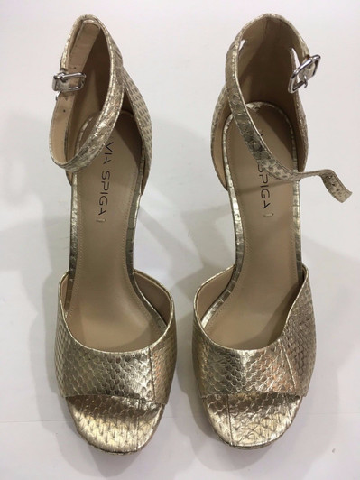 Via Spiga Salina Women Pump , Gold (10061011-P)