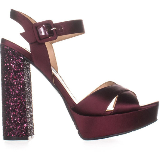 Nina Footwear Savita - Ys Women Platform Heels, Red 5 M(10739394)