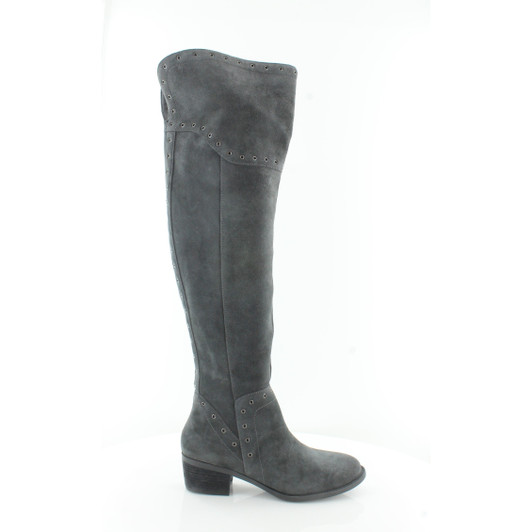 Vince Vc-Bestan Women Over The Knee Boots, Dark Gray 5.5 M(14414011)