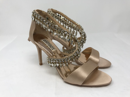 Badgley Mischka Grammy Women Sandal , Brown (16448332-P)