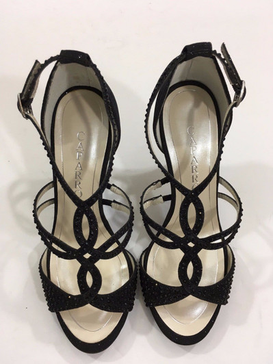 Caparros Nixie Women Heel Sandal , Black (13819133-P)