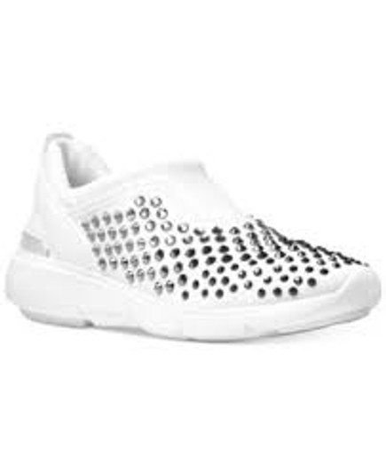 Michael Michael Kors Ace Trainer Women Slip On Sneakers , White (17480745-P)
