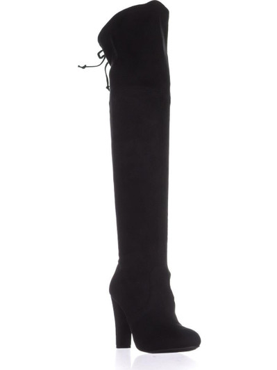Zigi Soho Brock Women Over The Knee Boots, Black 6M(12008377-P)