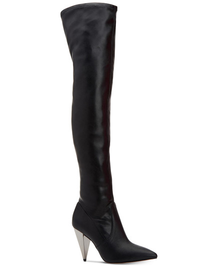 Bcbg Angela Smth Women Knee-High Boots, Black 7.5M(15125422)