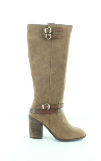 Madden Girl Edrea Women Knee-High Boots, Stone 6.5M(14239954)