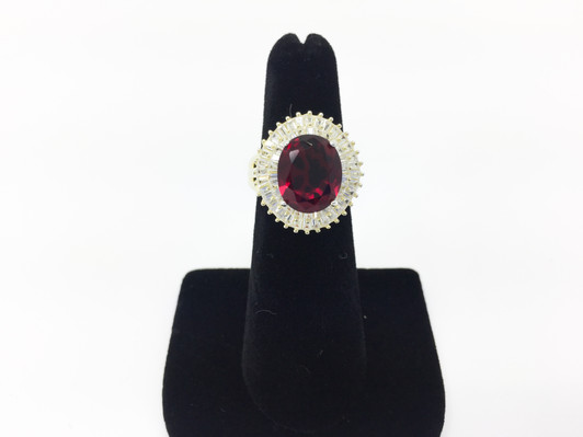 Fuzion Creations Women 14K Gold Plated Statement Ring