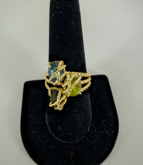 Charter Club Women Multi Oval Wrap Band Ring