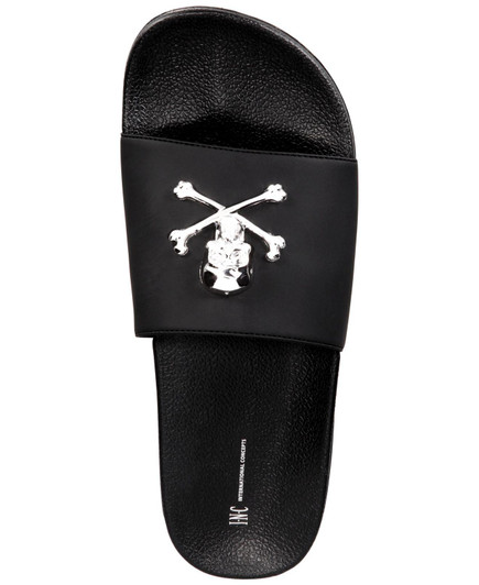 Inc International Concepts Killian Men Slides, Black Us 10(12288246)
