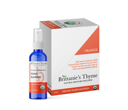 Brittanie's Thyme - Organic Hand Sanitizer - Orange - 2 oz.