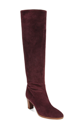 Vince Casper Amarone Women Knee-High Boots, Red 6 Us(11139050)