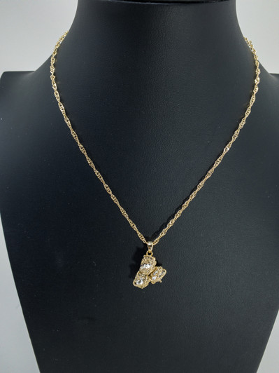 Charter Club Women Wrap Crystals Pendant Necklace (16058309-P)