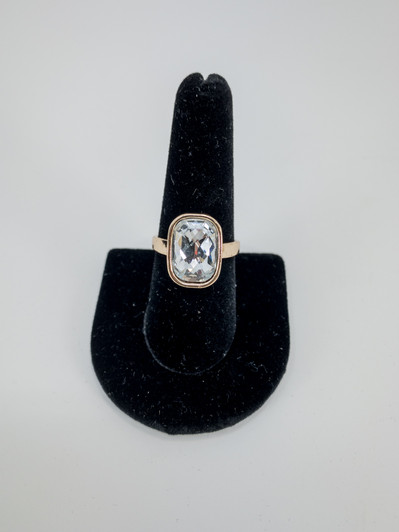 Charter Club Women Cubic Zirconia Solitaire Ring (10767896-P)