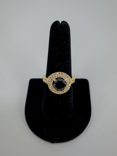 Charter Club Women Black Stone Statement Ring (11747743-P)