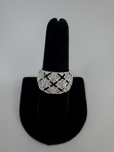 Charter Club Women Silver Tone Journey Ring (14985588-P)