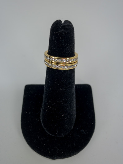 Charter Club Women Crystals Band Ring (15968535-P)