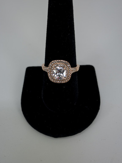 Charter Club Women Rose Gold Tone Statement Ring (11190035-P)