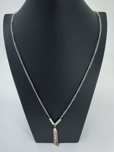 International Concepts Club Women Silver Tone Chain/Link Necklace (15872354-P)