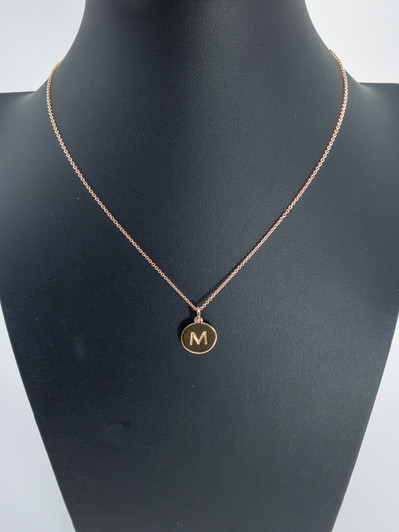 Kate Spade Women Rose Gold Tone Pendant Necklace (12140960-P)