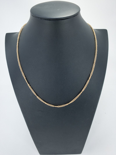 Steve Madden Women Gold Tone Chain Necklace (14938456-P)