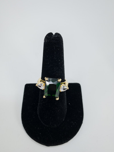Charter Club Women Green Crystal Statement Ring (17046573-P)
