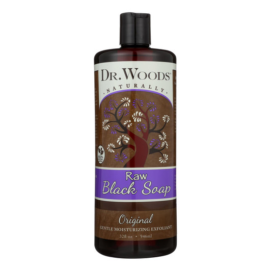 Dr. Woods Pure Black Soap - 32 fl oz