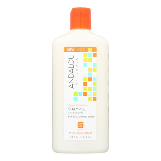 Andalou Naturals Moisture Rich Shampoo Argan and Sweet Orange - 11.5 fl oz