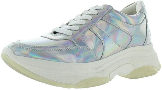 Aqua Aq-Ike Women Fashion Sneakers, Iridescent 6 Us(12593917)